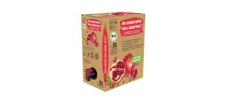 Bio-Granatapfelsaft mit hohem Polyphenol-Gehalt und natürlichen Nährstoffen