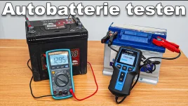 Autobatterie testen mit und ohne Batterietester