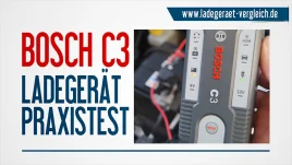 Bosch C3 Ladegerät im Praxistest – Autoakku laden