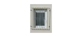 Hochwertiges Fenstergitter aus feuerverzinktem Stahl als effektive Einbruchssicherung und optische Aufwertung