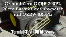 Ground Zero GZRB 20SPL im Termlab-Test mit 134,6 dB
