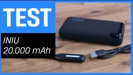 INIU 20.000 mAh Powerbank im Test mit Leselampe