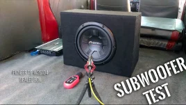 Pioneer TS-W261D4 im Bass-Test – Sealed Box Power