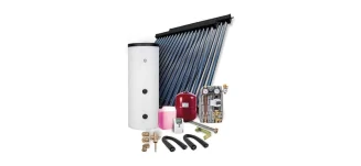 Effizienter Vakuumröhrenkollektor für Solarthermie und Warmwassererzeugung